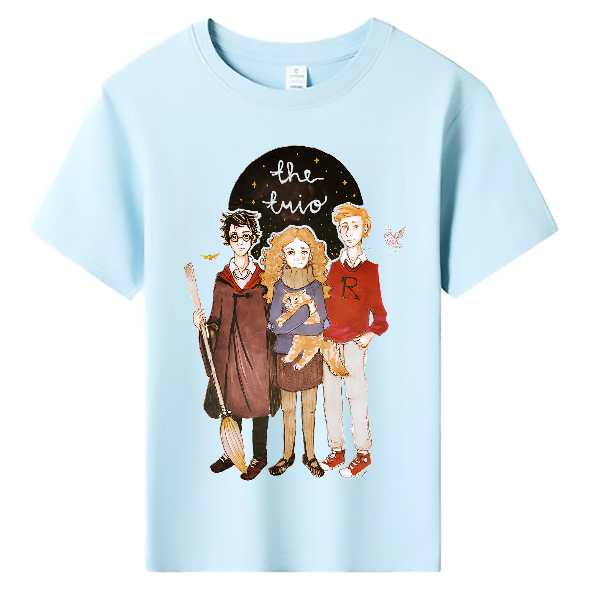 （画像用） Harry Potter ハリー・ポッターシリーズ 綿100％キッズTシャツ（フロントプリント）